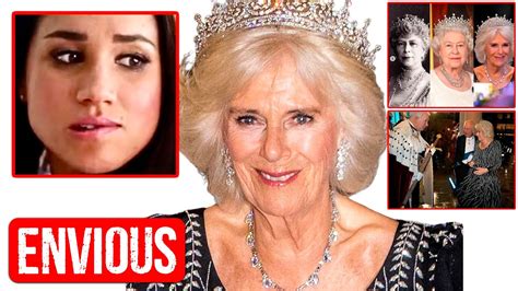 Royal Showdown Queen Camilla S Tiara Message To Meghan At King Charles