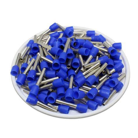 Ad20012 True 14 Awg 12mm Pin Insulated Ferrules Blue Ferrules