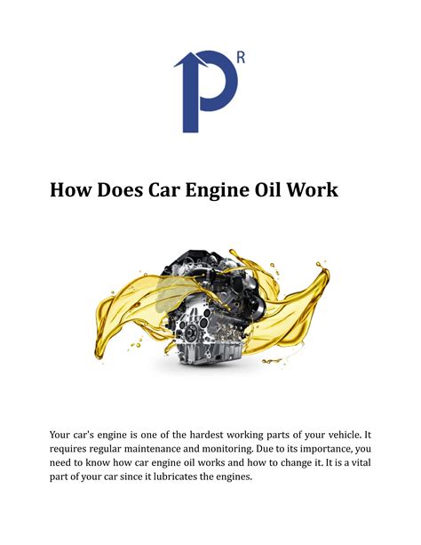 How Does Car Engine Oil Work By Toppolymers Issuu