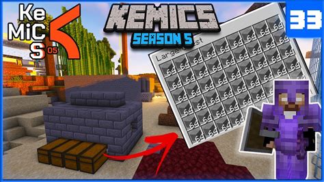 Kemics Season 05 Ep33 Stone Generator For Mega Base Minecraft