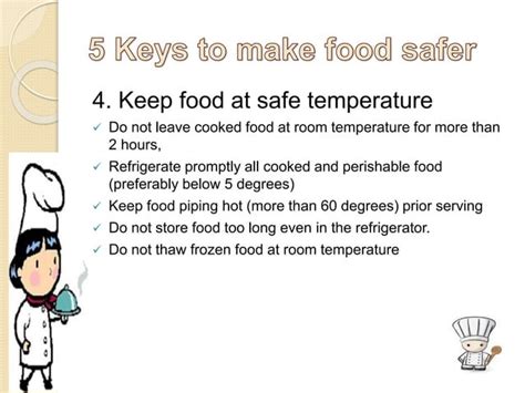 Five Keys To Safer Food Ppt