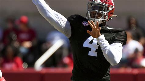 Jalen Milroe Kalen Deboer Discusses Alabama Qbs Development