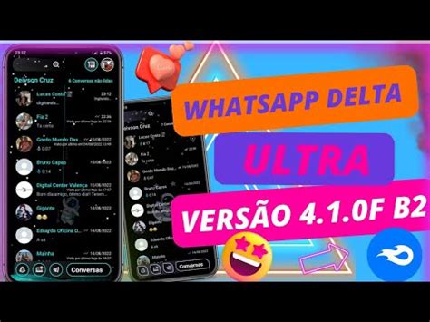 DELTA WHATSAPP ULTRA 2022 V4 1 0F B2 TEMA INCRÍVEL SEM ERROS