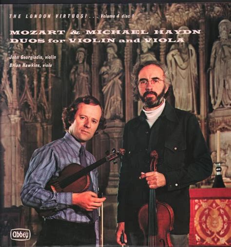 Mozart And Michael Haydn Duos For Violin And Viola Lp By John