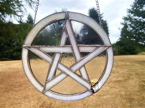 Stained Glass Wiccan Etsy