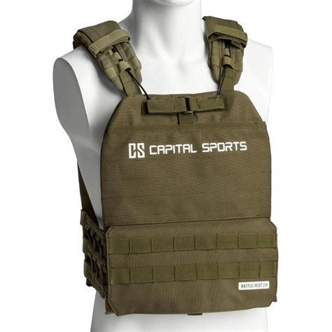 Capital Sports Battlevest 2 0 záťažová vesta 2 x 4 0 kg závažie