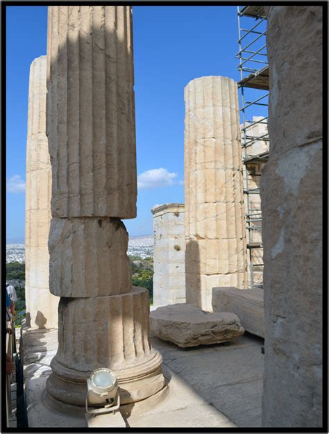 travel - europe - greece - athens - the acropolis - the propylaea - d holmes chamberlin jr ...