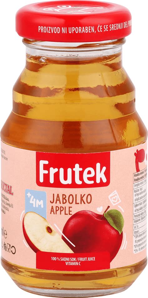 Frutek Dečiji voćni sok jabuka od 4 meseca 125 ml dm rs