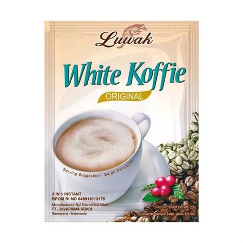 Jual Kopi Luwak White Coffee Original G Renceng Isi Pcs Shopee