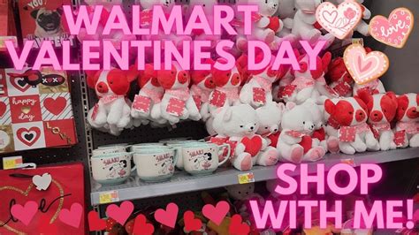 Walmart Valentines Day Shop With Me 2023 Youtube