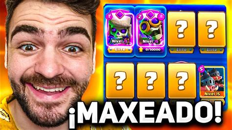 SUBO A NIVEL 15 EL MAZO MAS ROTO DE CLASH ROYALE YouTube