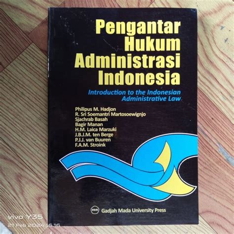 Jual Buku Pengantar Hukum Administrasi Indonesia Prof Dr