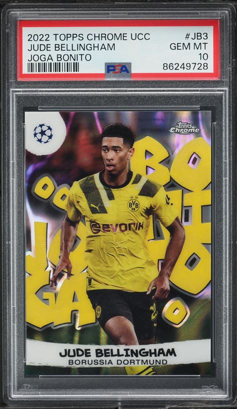 Topps Chrome Uefa Club Competitions Joga Bonito Jude Bellingham