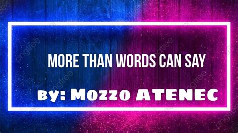 More Than Words Can Say By Alias Cover By Mozzo Atenec YouTube