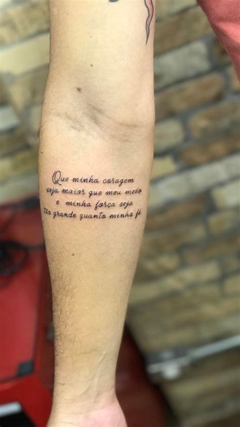 Frases Tatuagem frase no braço Melhores frases para tatuagem Frases