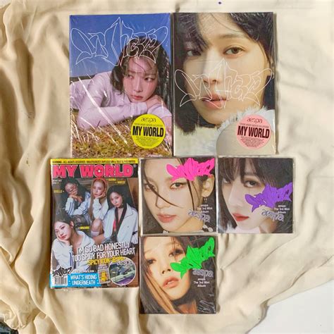 Jual Album Aespa Spicy My World Sealed Intro Zine Poster Karina Winter