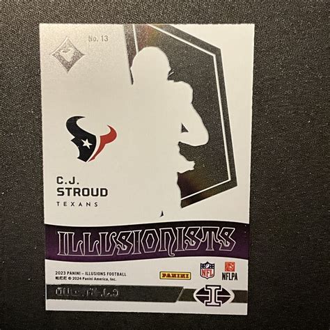 Panini Illusions Illusionists C J Stroud Rc Ebay