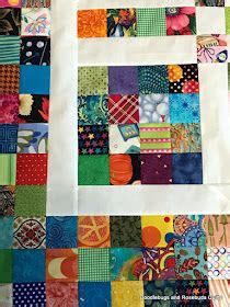 Doodlebugs And Rosebuds Quilts Square Scrappy Top Finished