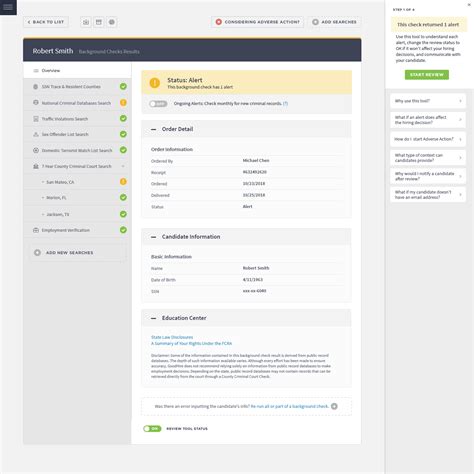 Hireright Background Check Sample Report | Master of Template Document