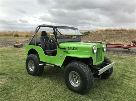 1964 Willys High Hood Jeep 350 V 8 For Sale Willys Fiberglass Body