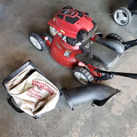 Craftsman 6 75 Hp Gas Lawn Mower Easy Start Self Propelled Needs Tune Up