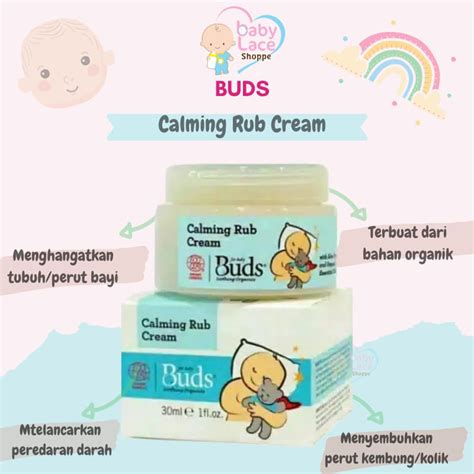 Jual Buds Calming Tummy Rub Cream 30ml Shopee Indonesia