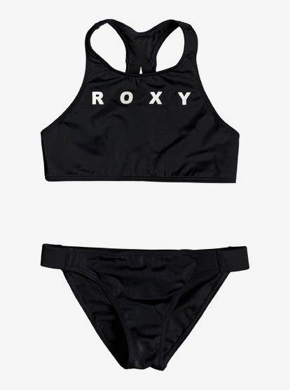 Surfing Free Crop Top Bikini Set For Girls 8 16 Roxy