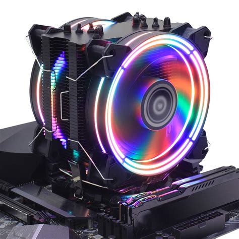 Buy CPU Cooler RGB Black Edition CPU Air Cooler, H120D RGB Fan, 6 CD 2. ...