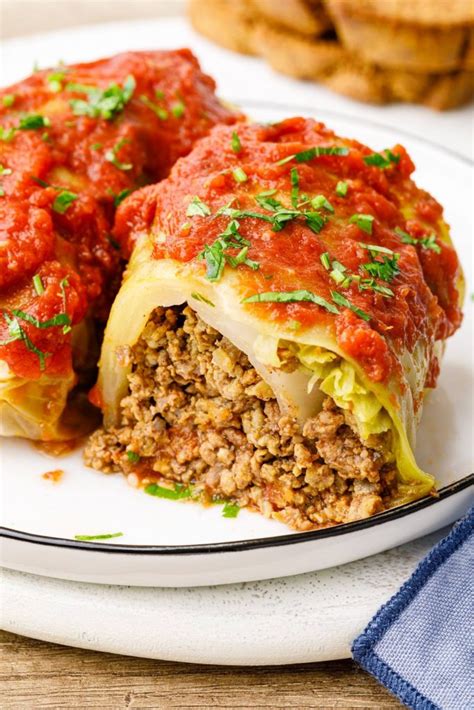 Rice Less Keto Stuffed Cabbage Rolls Comforting Crockpot Recipe Keto Pots