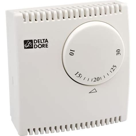 Delta Dore Thermostat dambiance mécanique filaire Tybox 10 pour