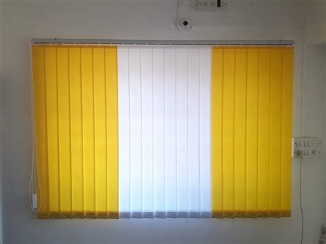 Yellow And White Plain 6mm Pvc Window Roller Blind For Home At Rs 90sq Ft In Bengaluru