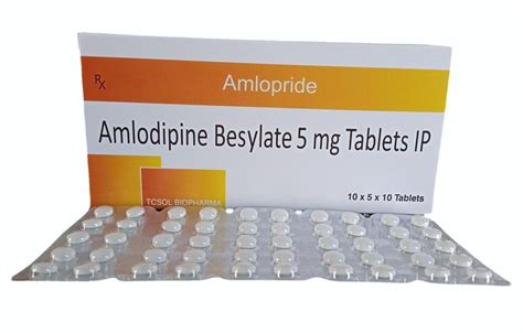 5mg Amlodipine Besylate Tablet IP At Rs 2345 Box Amlodipine Tablets