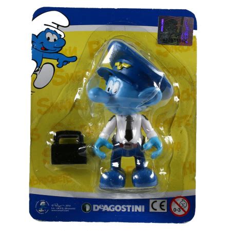 Collectible Figurine Deagostini The Smurfs Pilot N