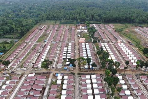 Foto Kelar Akhir April 841 Unit Rumah Baru Bagi Korban Erupsi Semeru