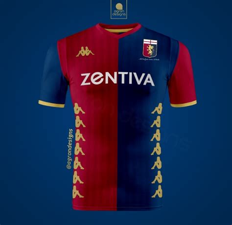 Kappa Genoa Cfc Home Kit Concept