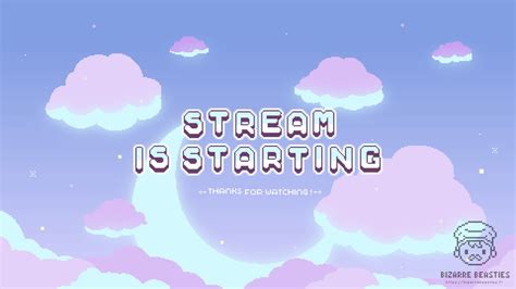 Cute X Animated Twitch Stream Screens Bit Pixel Art Etsy Canada