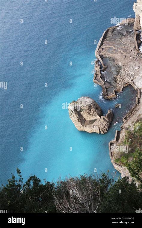 Landscape Of The Amalfi Coast Italy Stock Photo Alamy