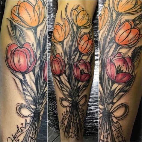 101 Amazing Tulip Tattoo Designs You Need To See!