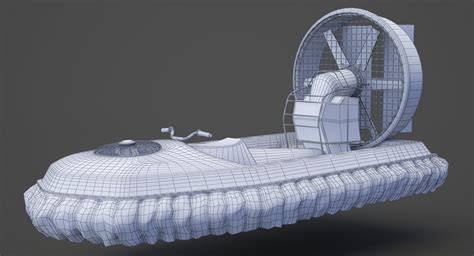 Hovercraft 002 3d Model By Sky3dstudios69