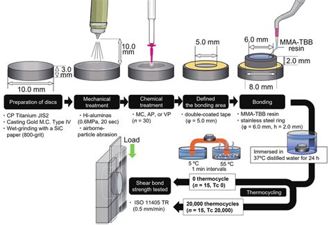 Flowchart Of Specimen Preparation Procedure For Shear Bond Strength