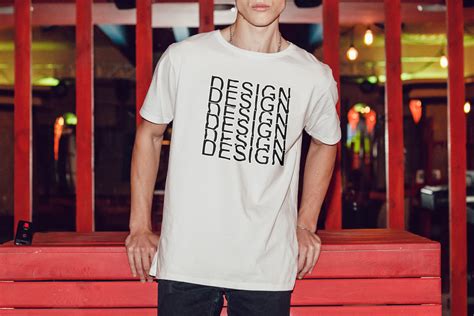 Sublimation T-shirt Mockup for Men Graphic by IRSHOP · Creative Fabrica