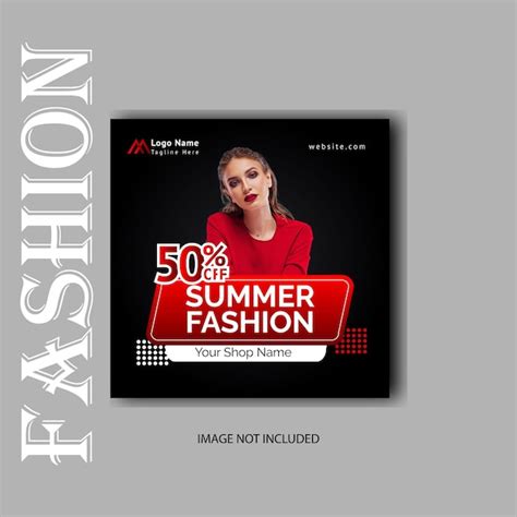 Um anúncio de moda para uma marca de moda chamada 50 summer fashion