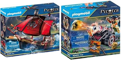 Playmobil Bateau Pirates Canonnier Pirate Amazon