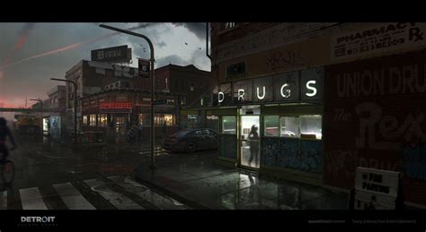 Quantic Dream Detroit Become Human Video Games Video Game Art Concept Art Antoine Boutin