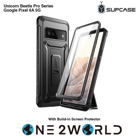 Supcase Unicorn Beetle Pro For Google Pixel 6A 5G With 2 Set Build In