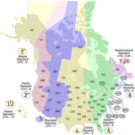 Us Time Zones Printable Map Timezone Refrence Map Timezones In Hot Sex Picture