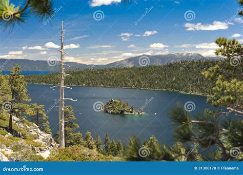 Emerald Bay At Lake Tahoe California Stock Photo Image Of Peak