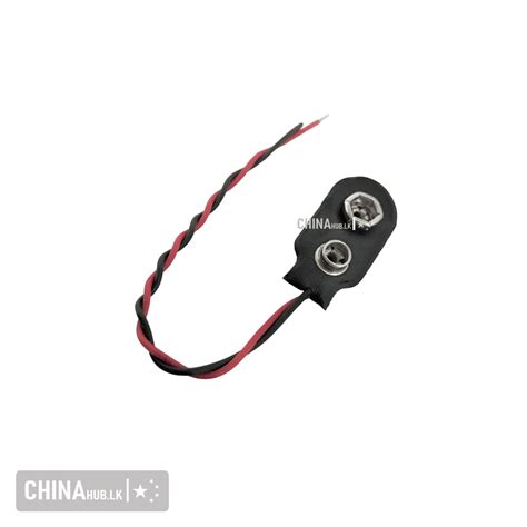 9v Battery Clip - Chinahub.lk