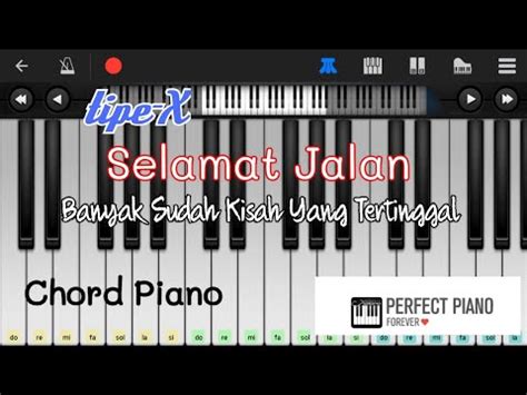 TIPE X Selamat Jalan COVER CHORD PIANO YouTube