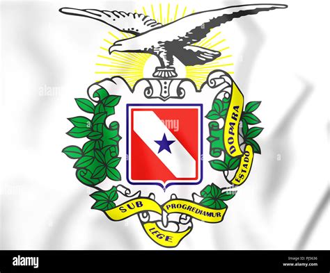 Para Coat Of Arms Brazil D Illustration Stock Photo Alamy